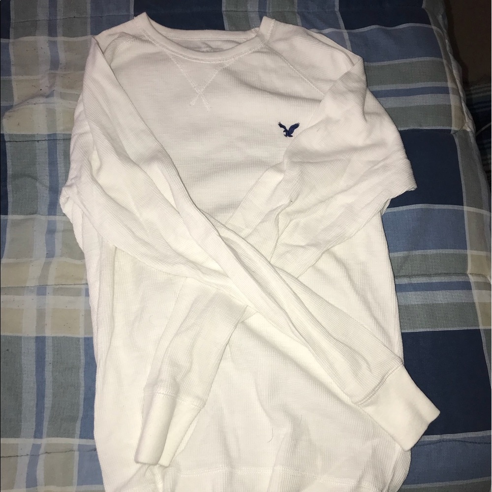 White thermal American Eagle